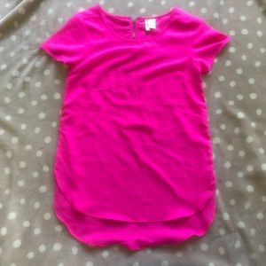 Japna Hot Pink Blouse Size Small